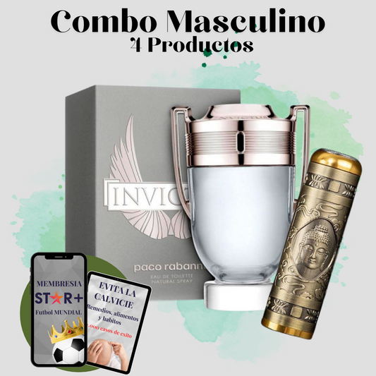 Combo completo - perfume invictus - afeitadora - Membresía STAR+ + Manual (REGALO)